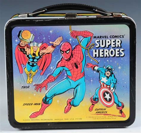 vintage superhero lunch boxes for sale 